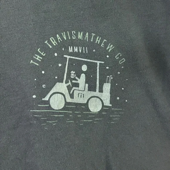 Travis Mathew Golf Cart Graphic T-Shirt Mens XXL Short Sleeve Casual - Picture 5 of 6